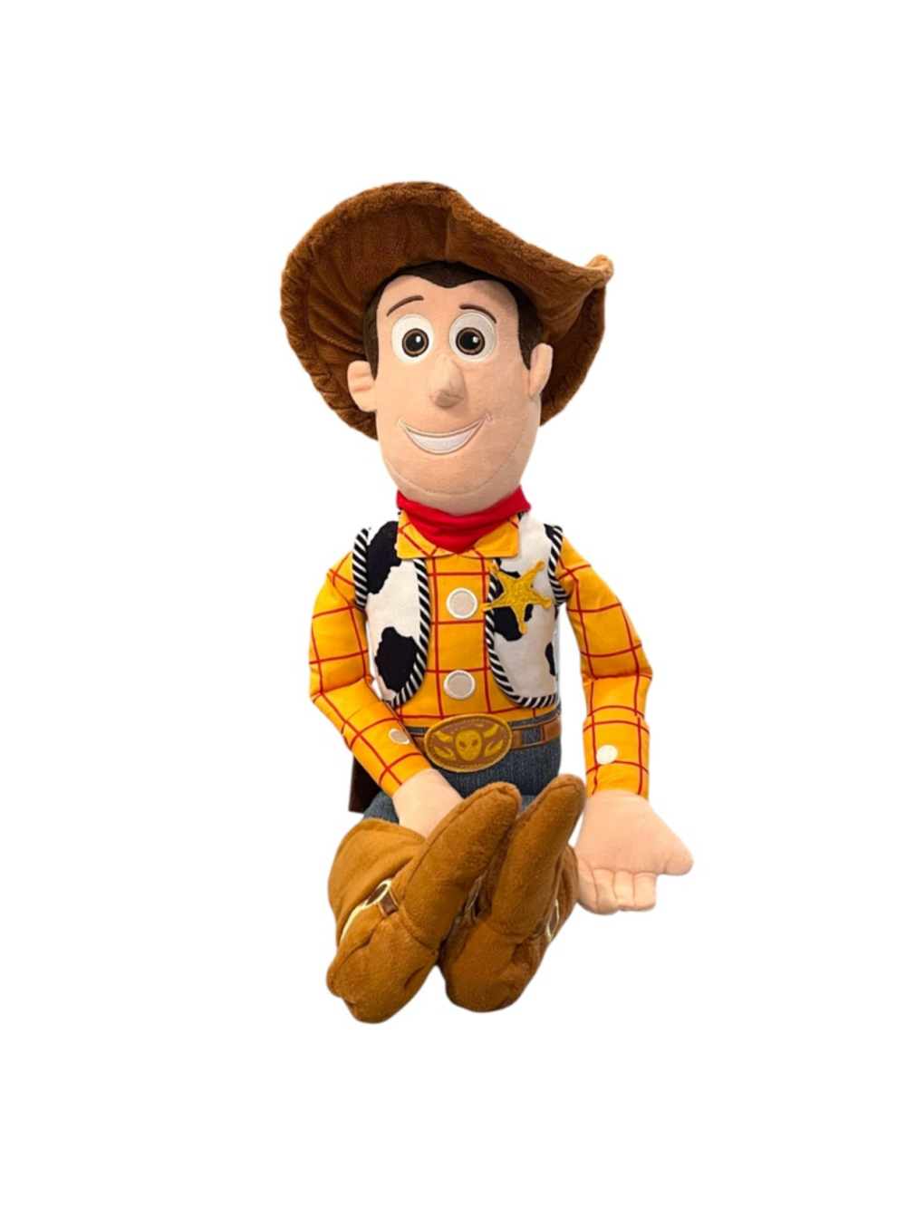 Disney Pixar Toy Story Woody Jumbo Plush Pillow Buddy Doll Toy 25" No Tags